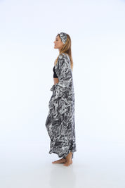 Kimono unisex GRAY MARBLE