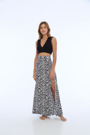 Skirt LILY maxi ZEBRA