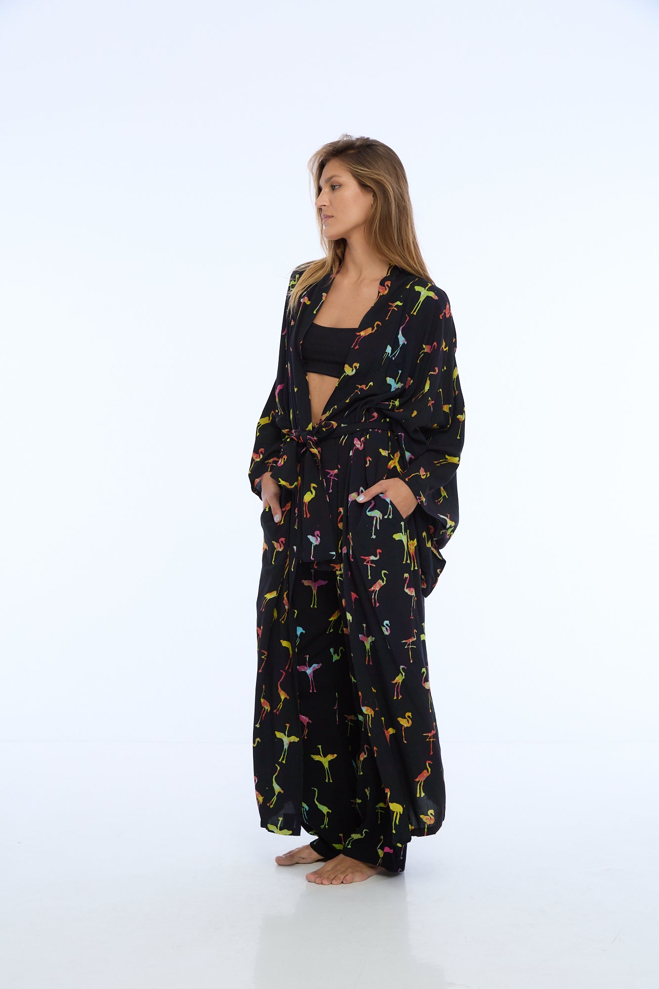 Kimono unisex FLAMINGO