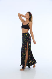 Skirt LILY maxi FLAMINGO