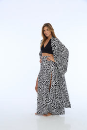 Skirt LILY maxi ZEBRA