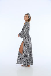 Skirt LILY maxi ZEBRA