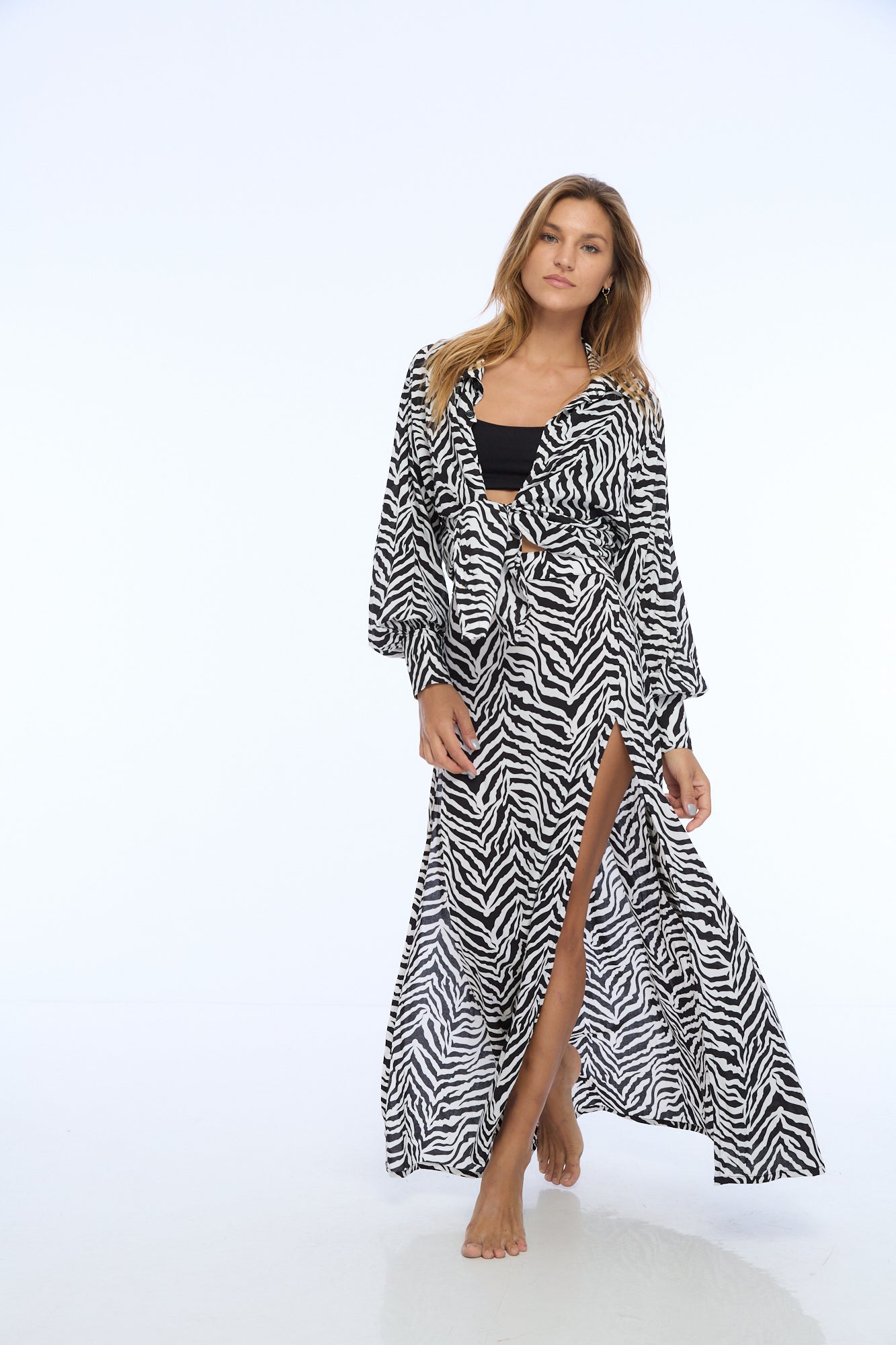 Skirt LILY maxi ZEBRA