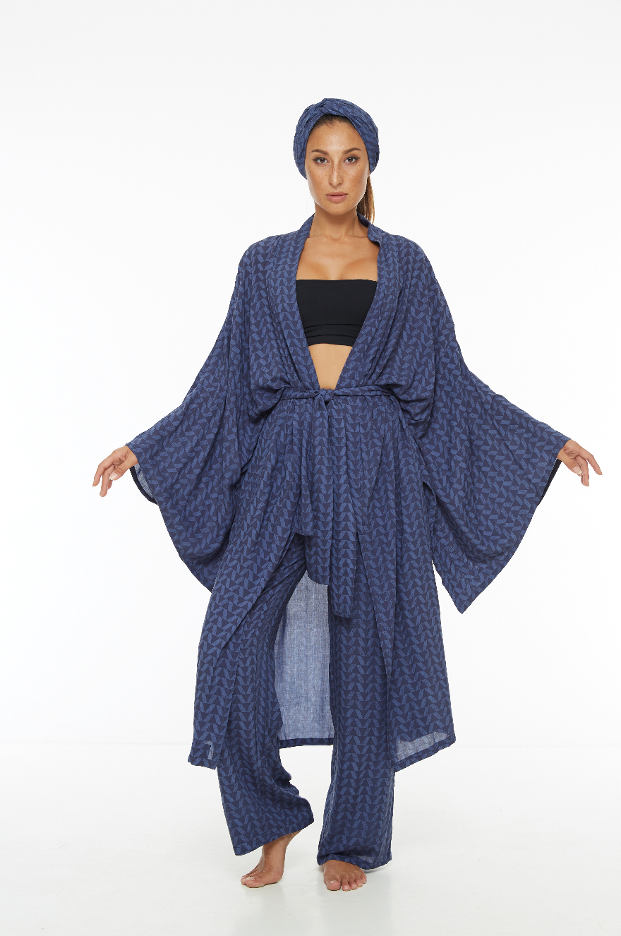 Kimono unisex BLUE DIAMOND