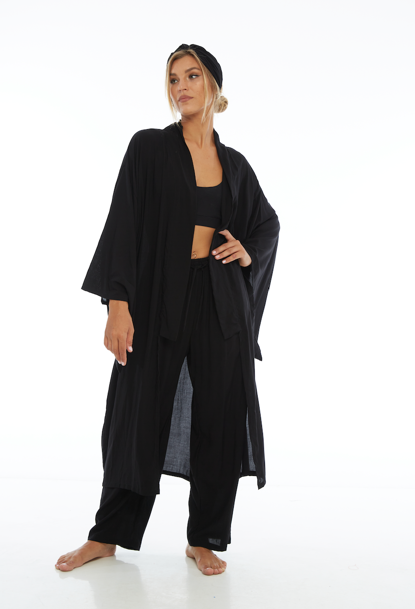 Kimono unisex COAL