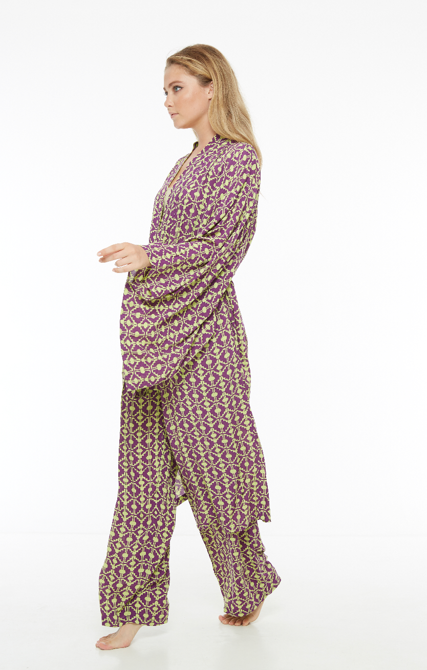 Kimono unisex PURPLE EMERALD