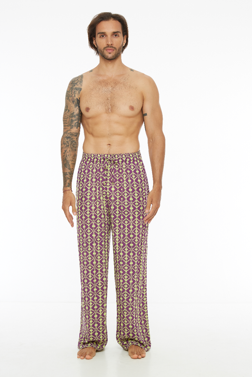 Pants unisex PURPLE EMERALD