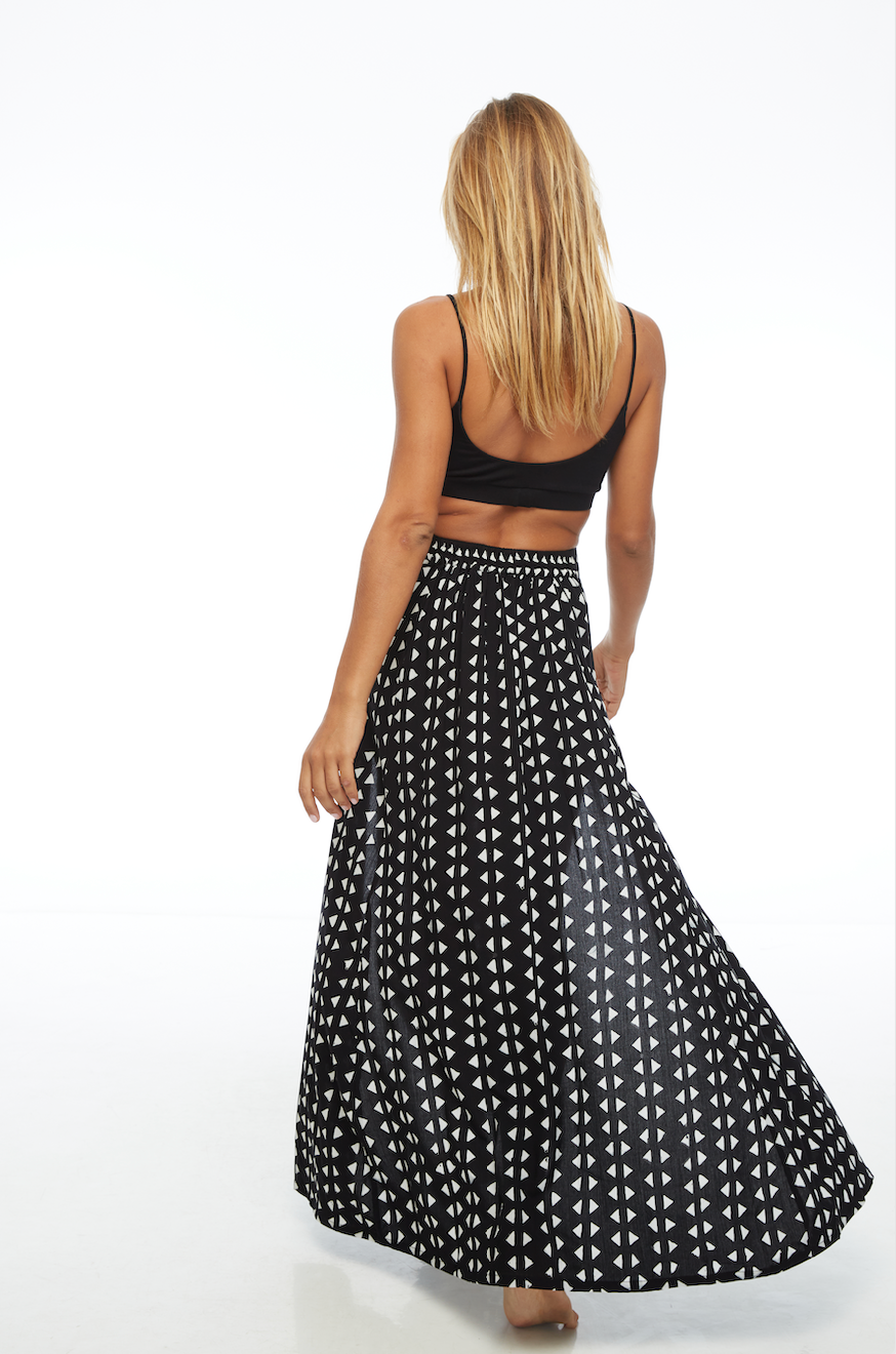 Skirt LILY maxi BLACK ONIX