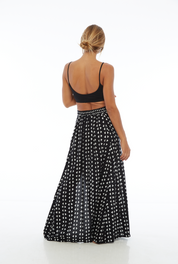 Skirt LILY maxi BLACK ONIX