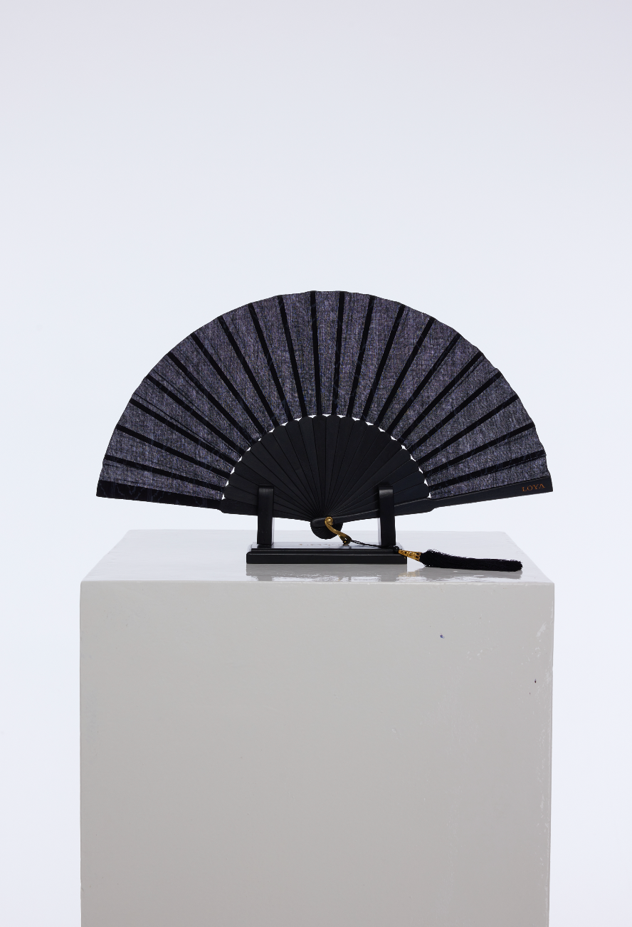 Hand fan COAL