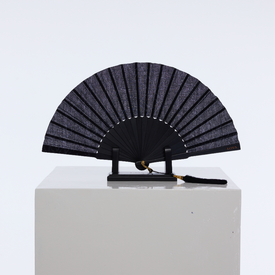 Hand fan COAL