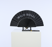 Two sides hand fan WILD SOUL / FREE SPIRIT